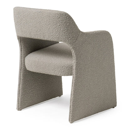 Bishop - Modern Grey Fabric Dining Chair