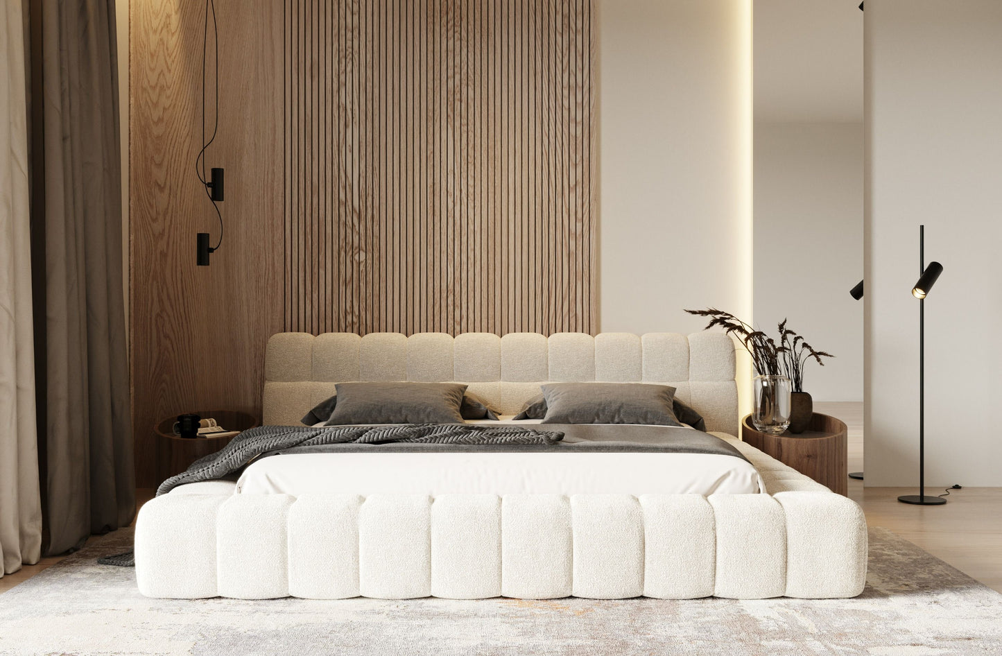 Tyree Bed | Modern Tufted Luxury Bed