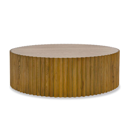 Espana - Modern Walnut Round Coffee Table