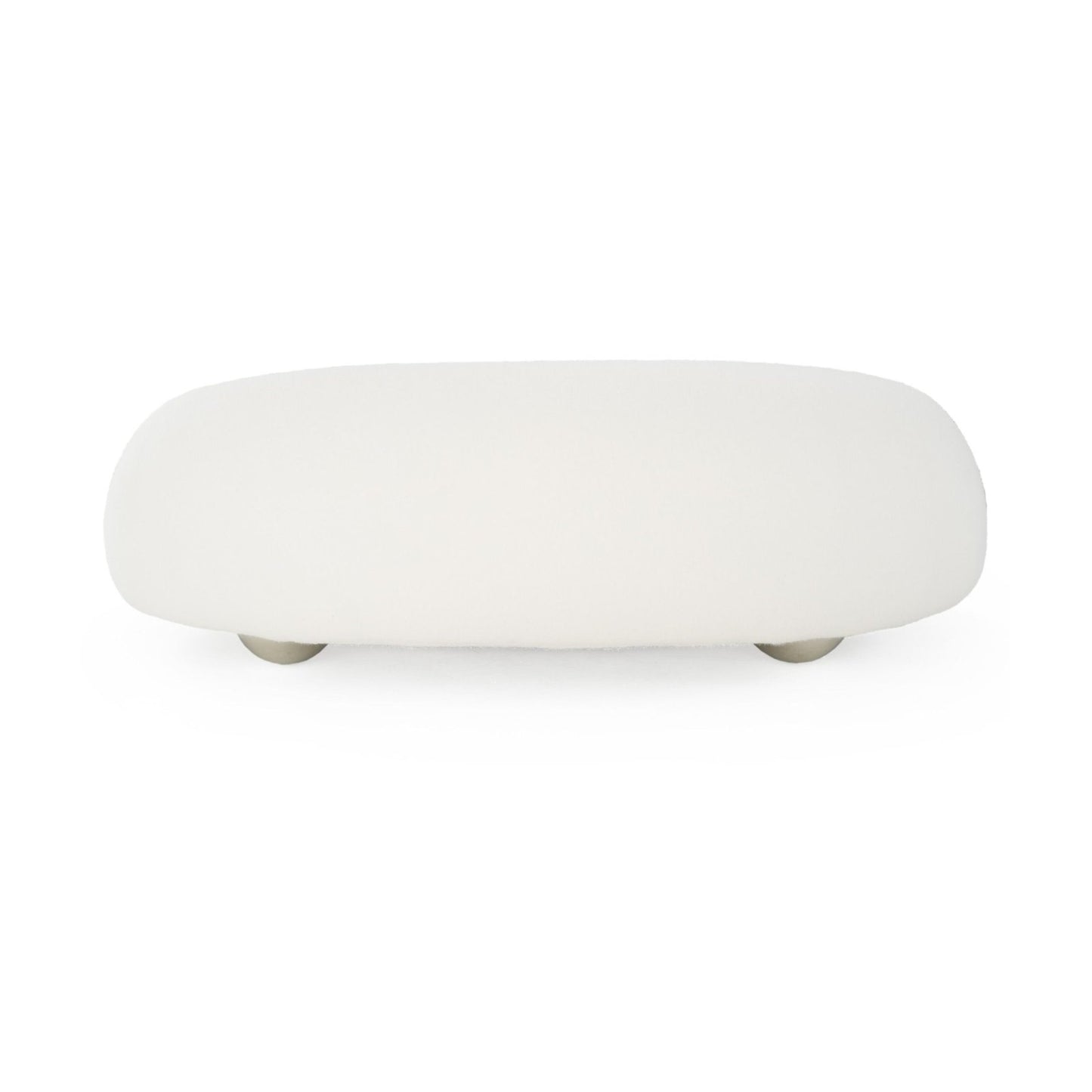 Fortune - Contemporary White Fabric Sofa