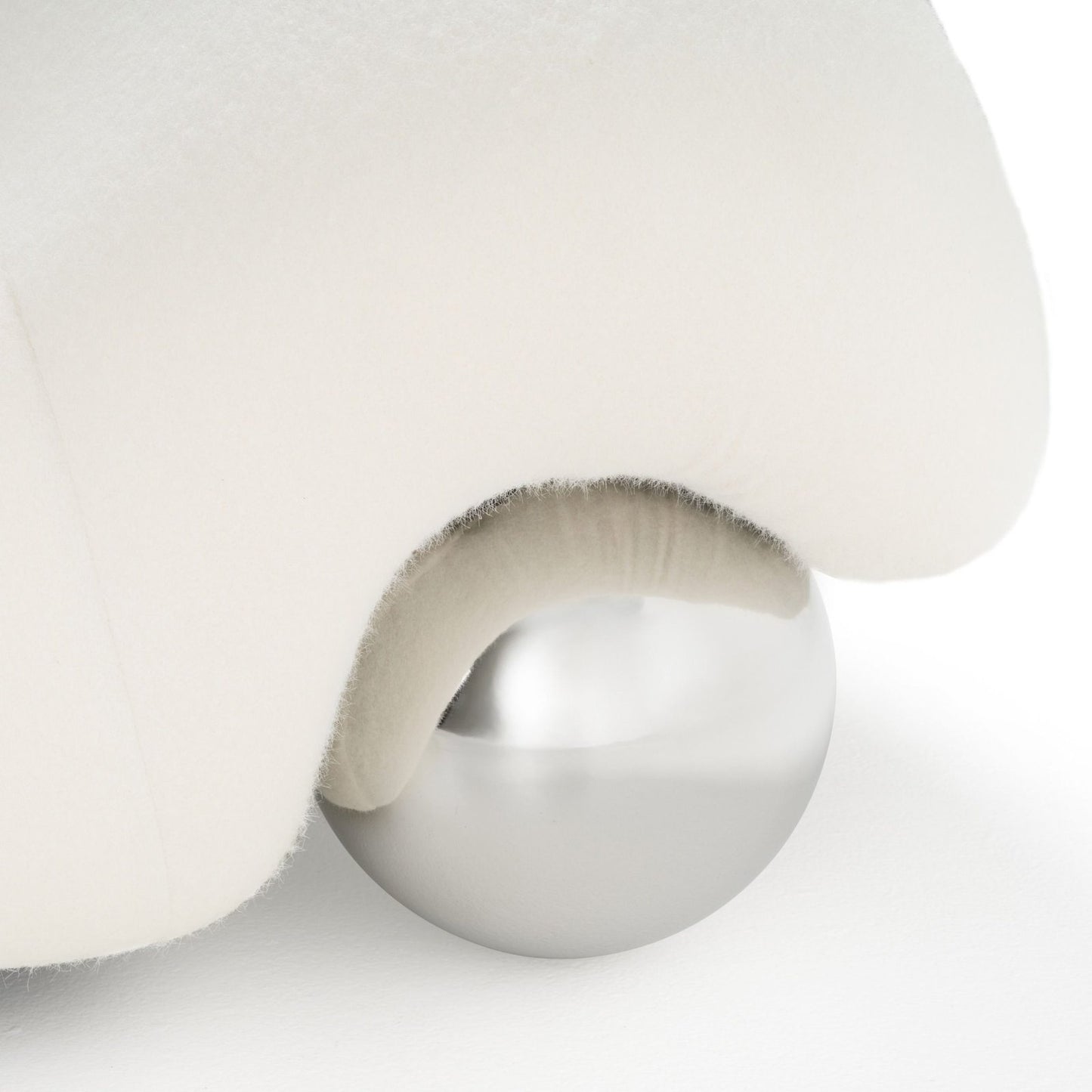 Fortune - Contemporary White Fabric Sofa