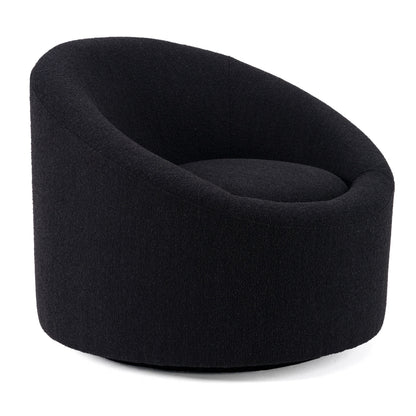 Frontier - Glam Black Fabric Accent Chair