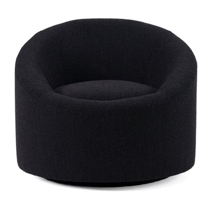 Frontier - Glam Black Fabric Accent Chair