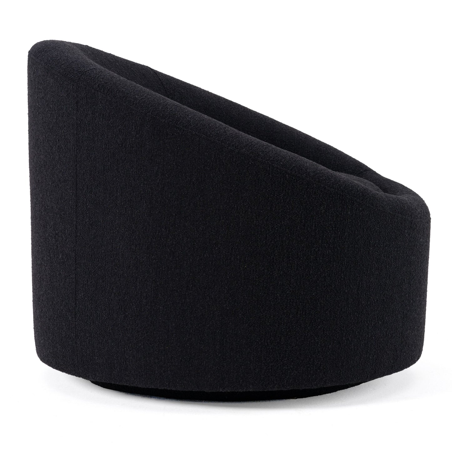 Frontier - Glam Black Fabric Accent Chair