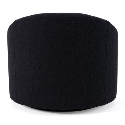 Frontier - Glam Black Fabric Accent Chair