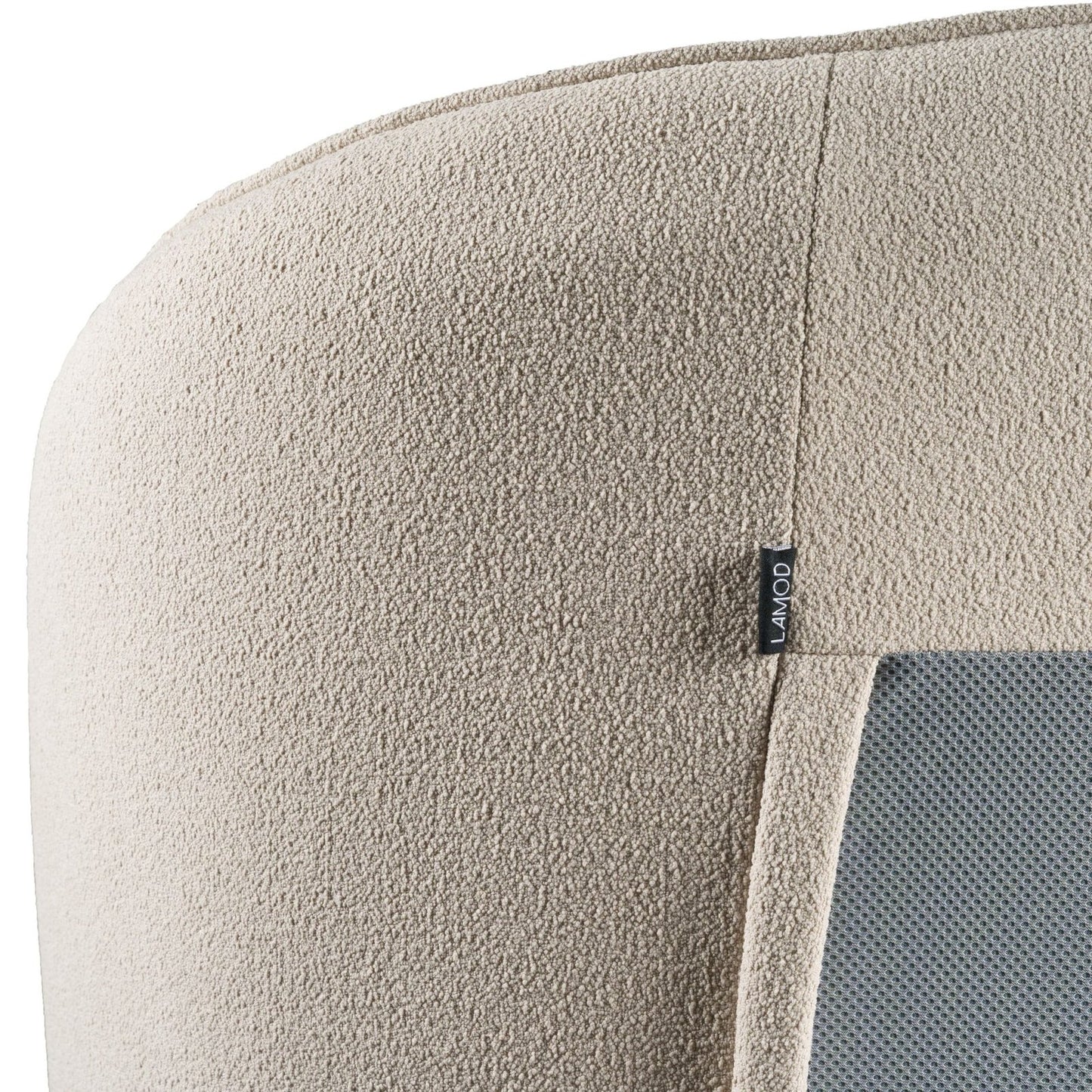 Lambert - Modern Beige Fabric Upholstered Bed