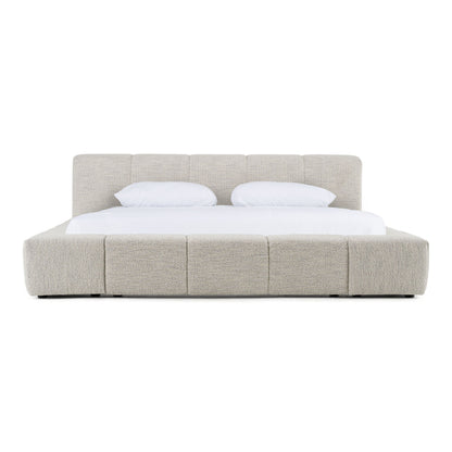 Lamont Modern Cream Fabric Bed