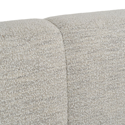 Lamont Modern Cream Fabric Bed