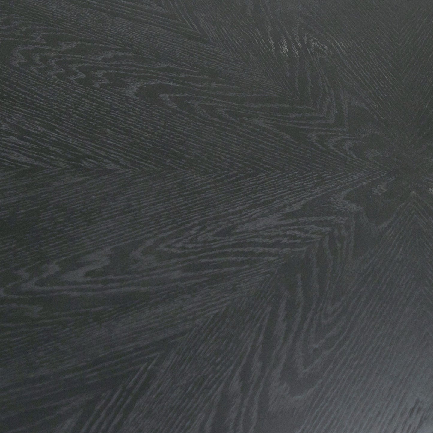 Lander Mid-Century Modern Black Oak Round Dining Table