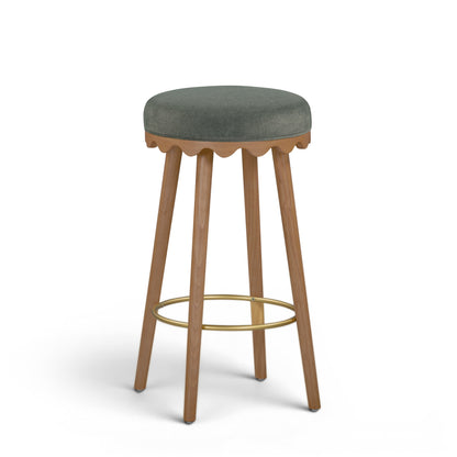 Oodle Performance Vegan Mohair Stool