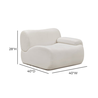 Zenith Contract-Grade Upcycled Fabric Corner Chair