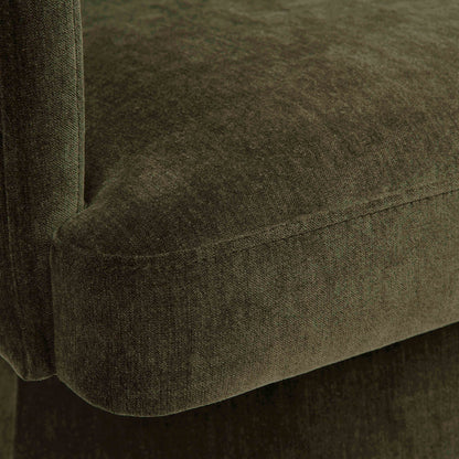 Kristen Upcycled Contract-Grade Chenille Rolling Desk Chair