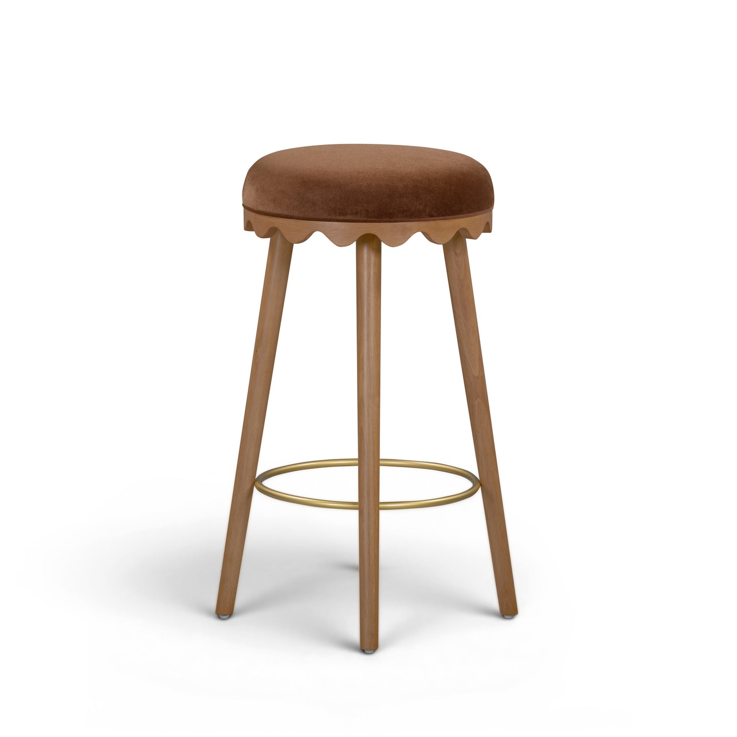 Oodle Performance Vegan Mohair Stool