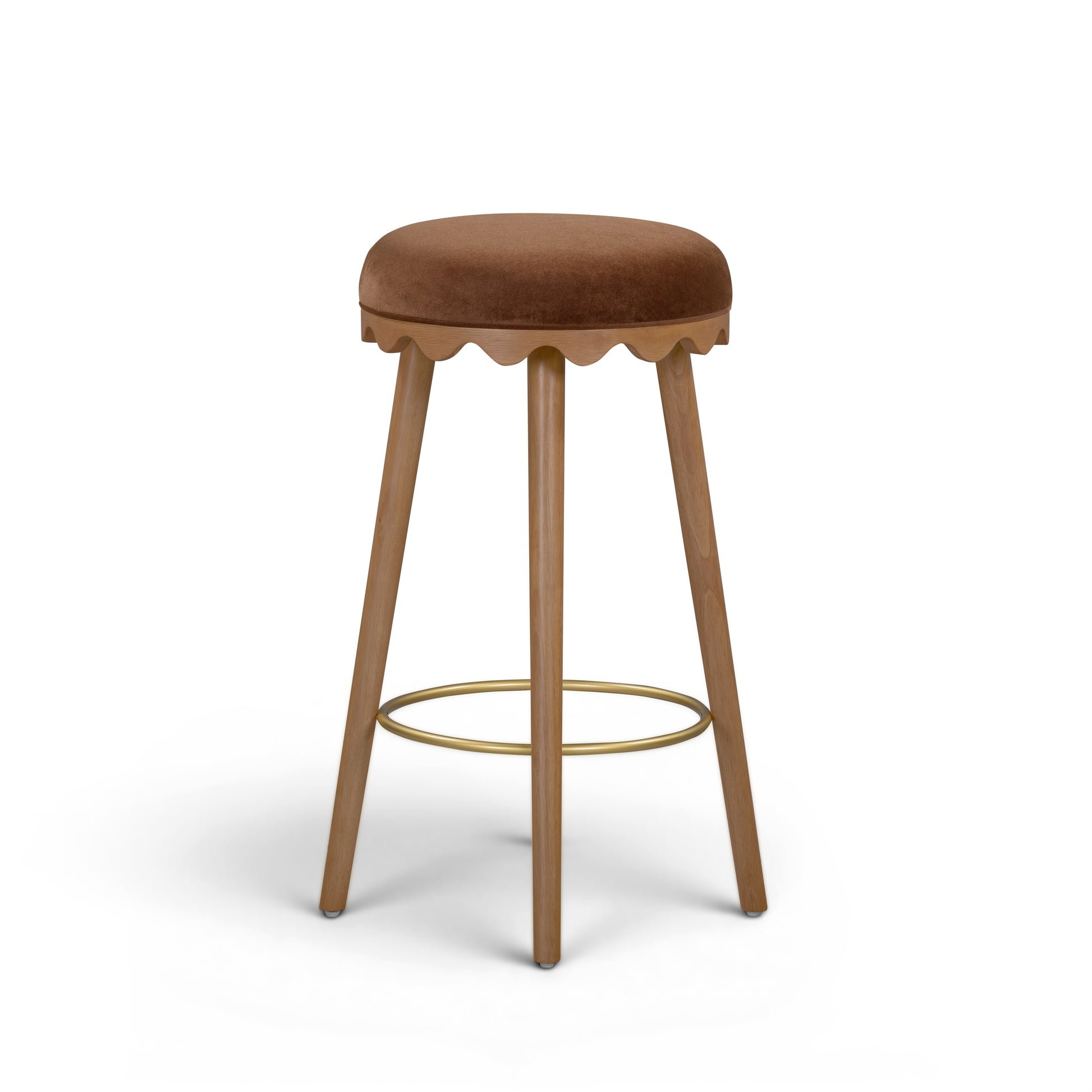Oodle Performance Vegan Mohair Stool