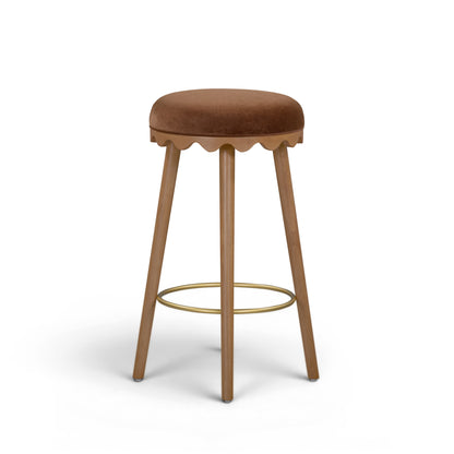 Oodle Performance Vegan Mohair Stool