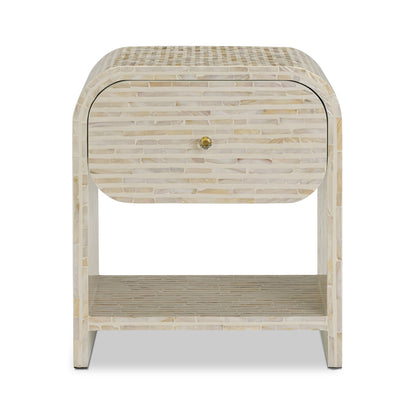 Borno 20" Mother of Pearl Nightstand - Default Variant