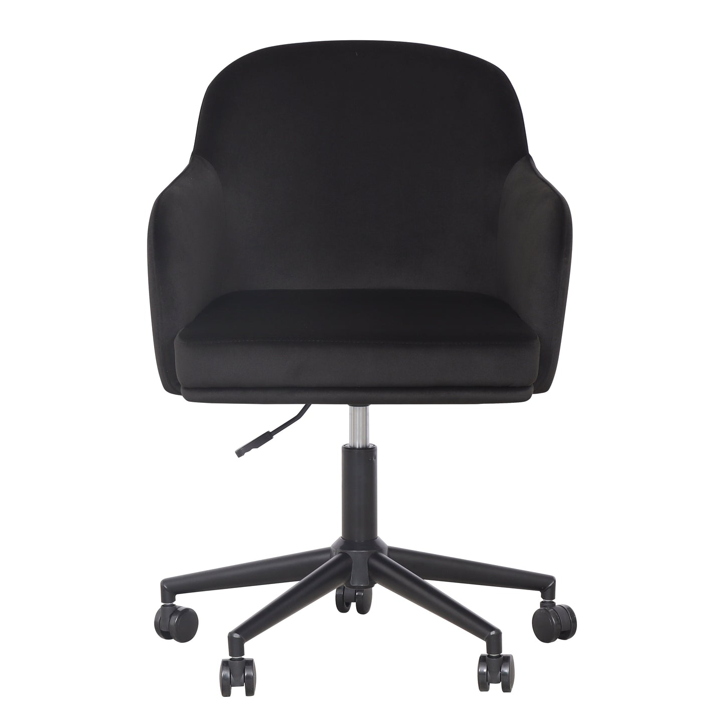 Sydney Performance Velvet Office Desk Chair - Black