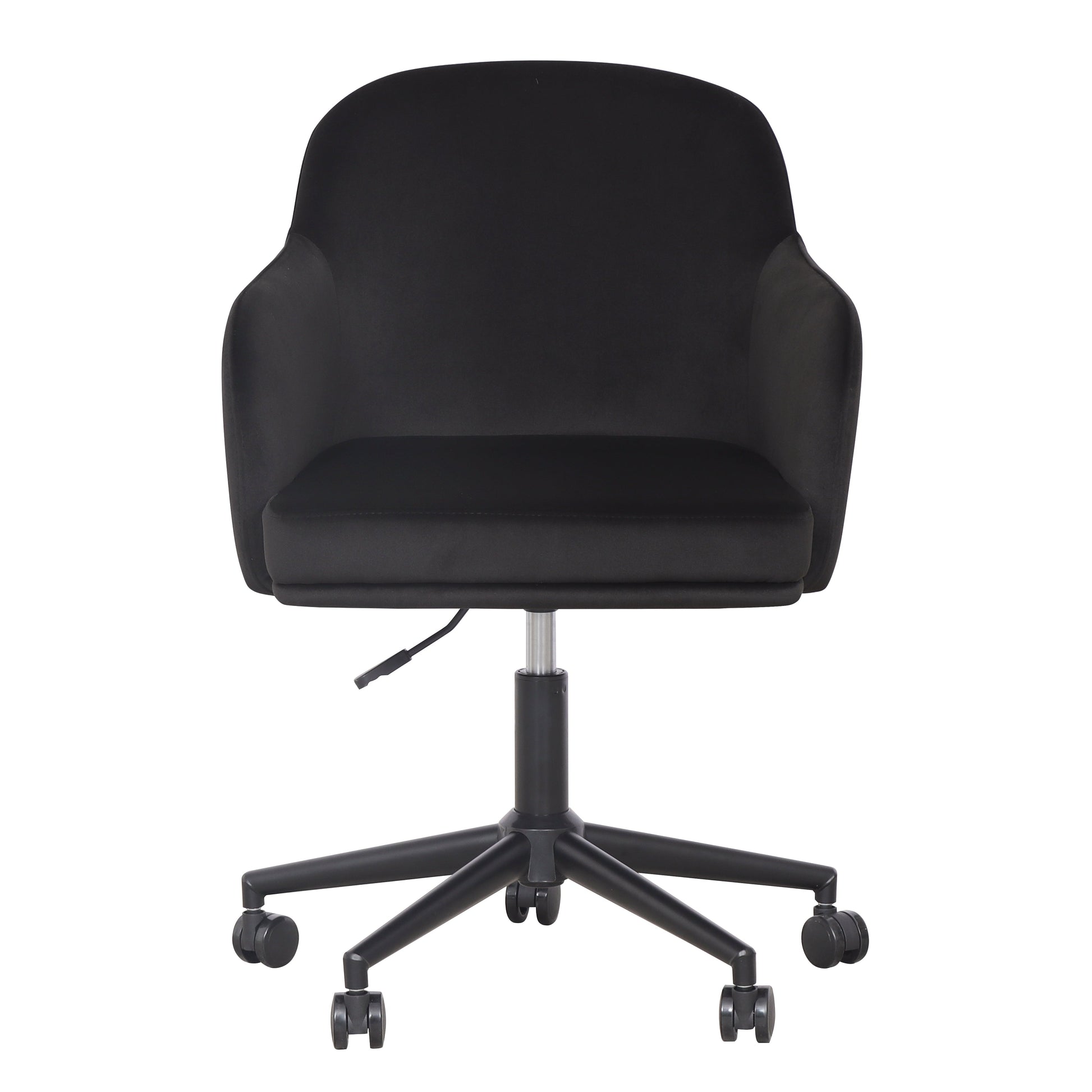Sydney Performance Velvet Office Desk Chair - Black