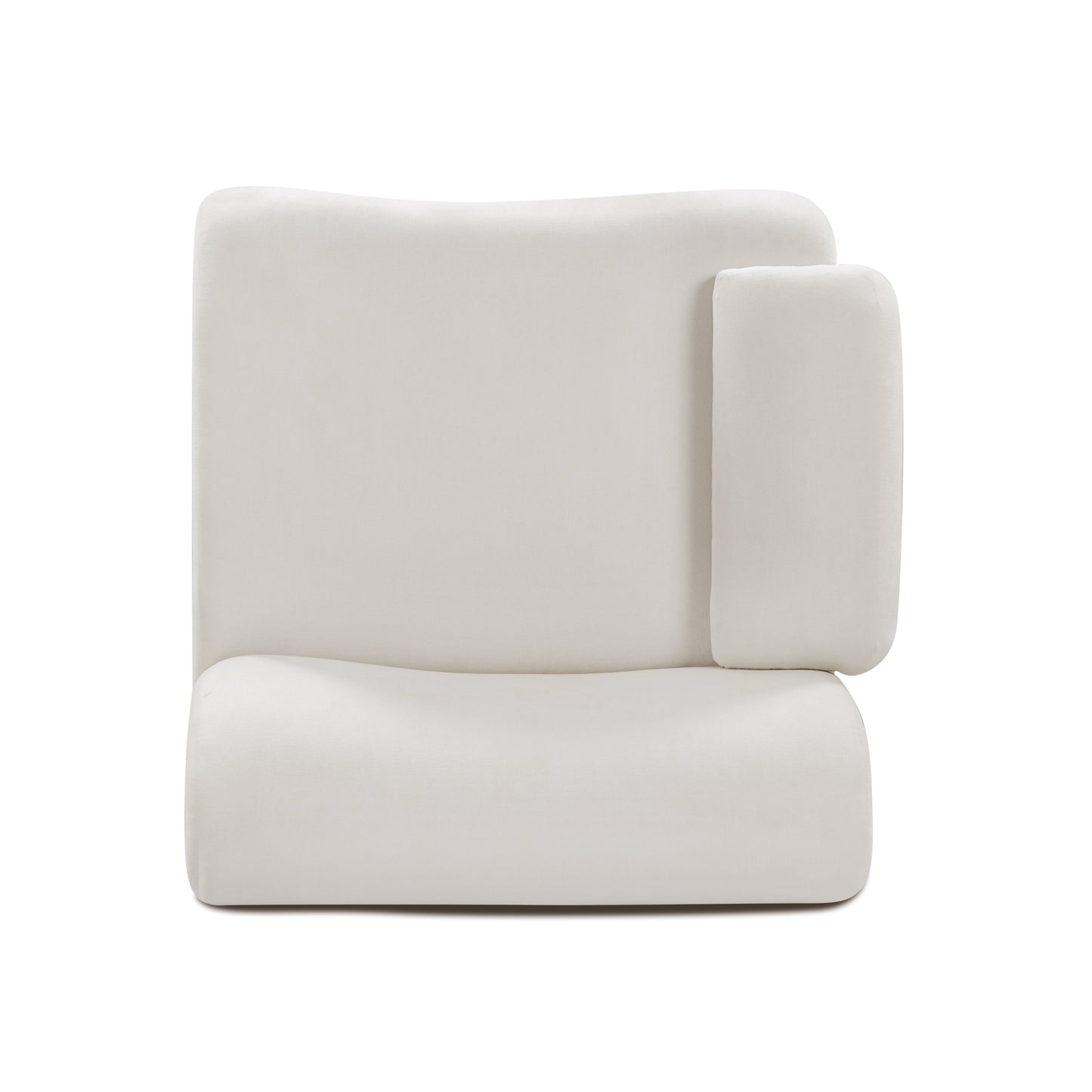 Zenith Contract-Grade Upcycled Fabric Corner Chair