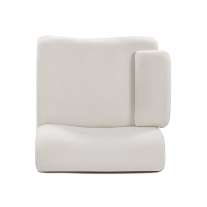 Zenith Contract-Grade Upcycled Fabric Corner Chair