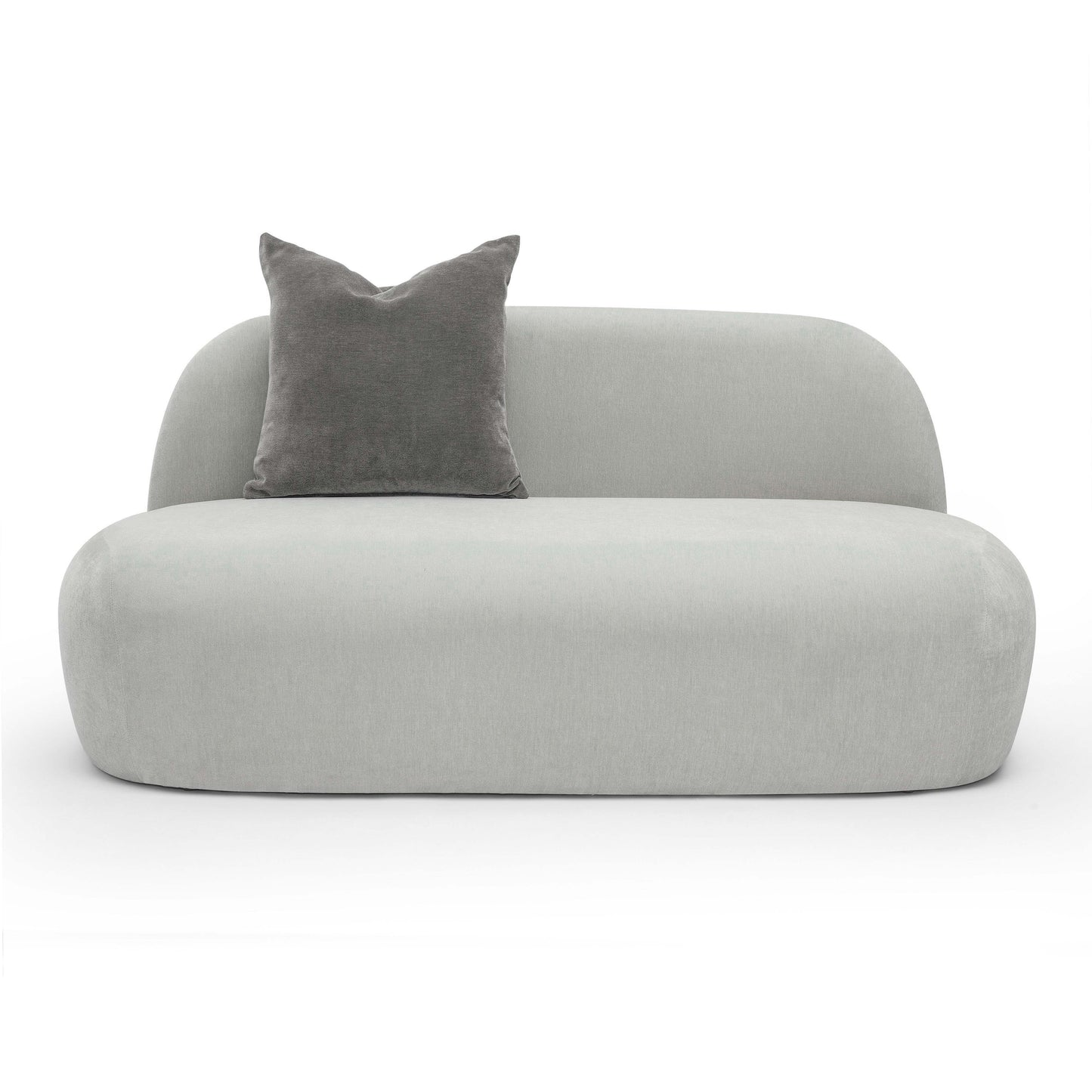 Carraway 59" Loveseat - Light Grey