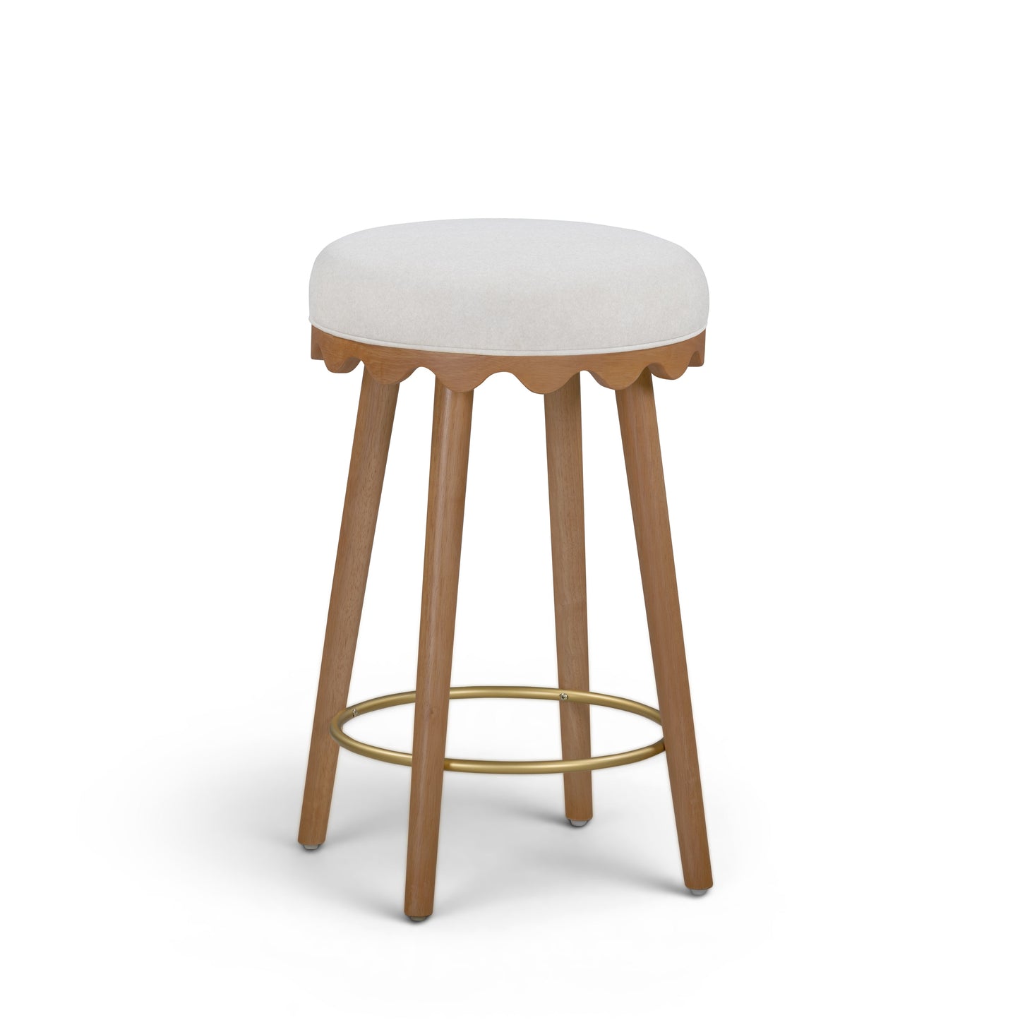Oodle Performance Vegan Mohair Stool