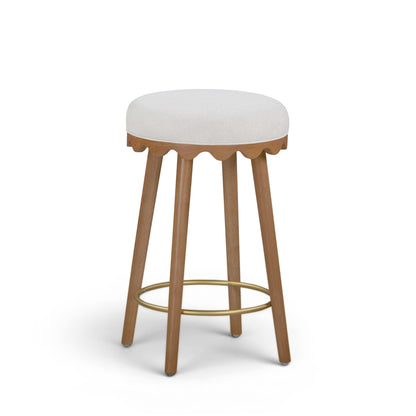 Oodle Performance Vegan Mohair Stool
