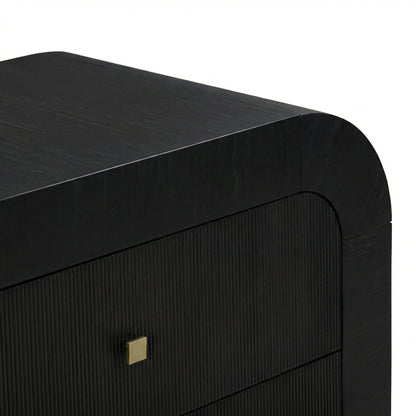 Hump 38" Arched 3-Drawer Bedside Chest