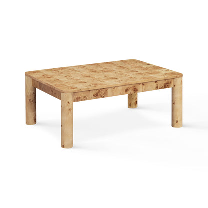 Berri 39" Natural Burl Coffee Table - Default Variant