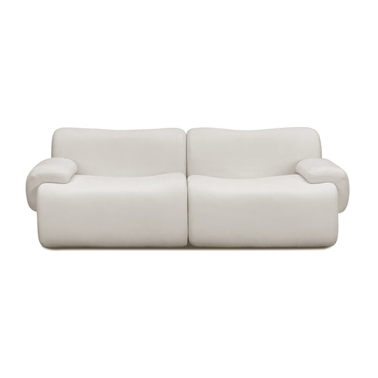 Zenith 80" Modular Loveseat - Cream