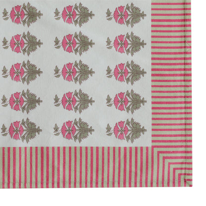 Crissy Cotton Canvas Printed Napkins - Set of 4