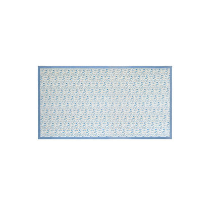 Dolce Natural Cotton Table Cloth - Baby Blue / 70" x 140"
