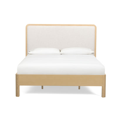Rafaelle Natural Solid Ash Bed - Queen