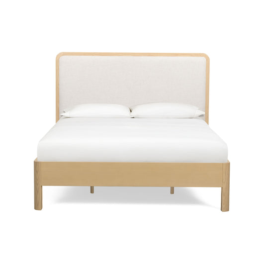 Rafaelle Natural Solid Ash Bed - Queen