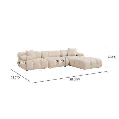 Calliope 4-Piece Performance Modular Sectional