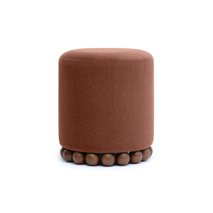 Dex Performance Vegan Mohair Ottoman - Bronze