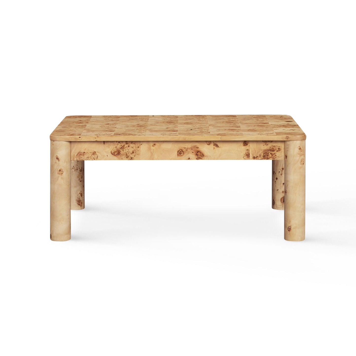 Berri 39" Natural Burl Coffee Table