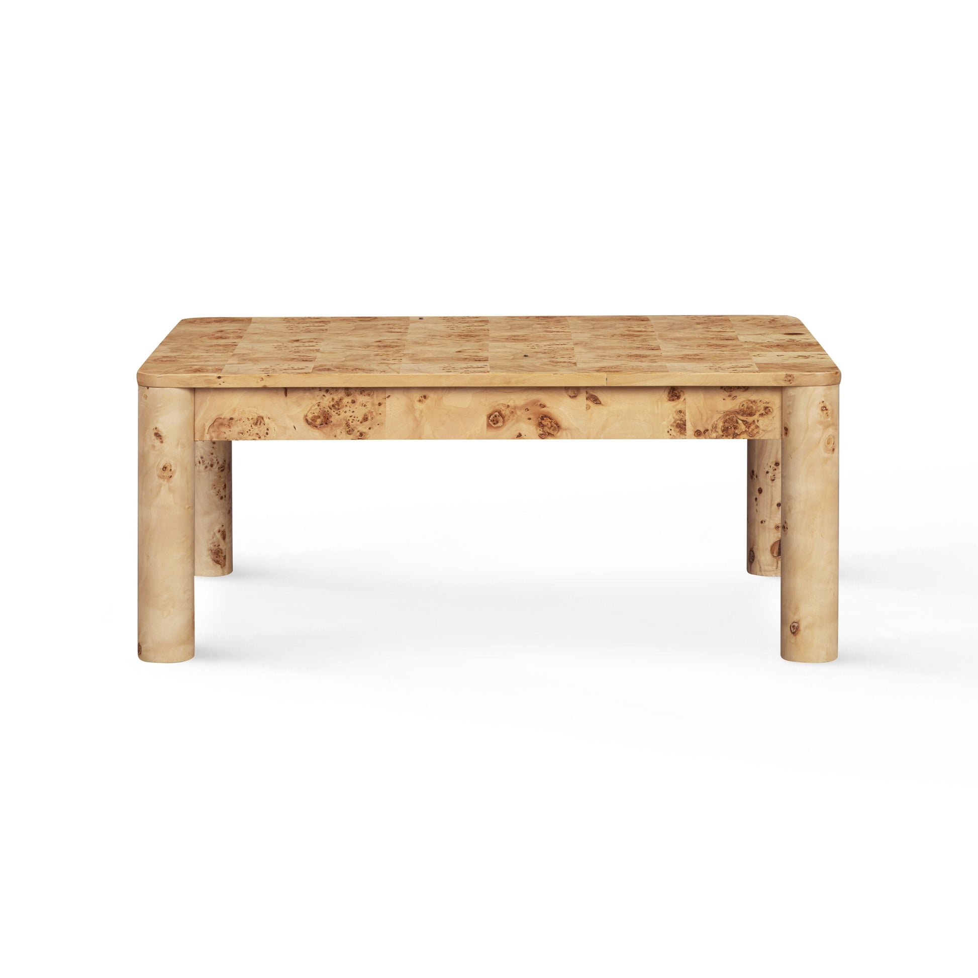 Berri 39" Natural Burl Coffee Table