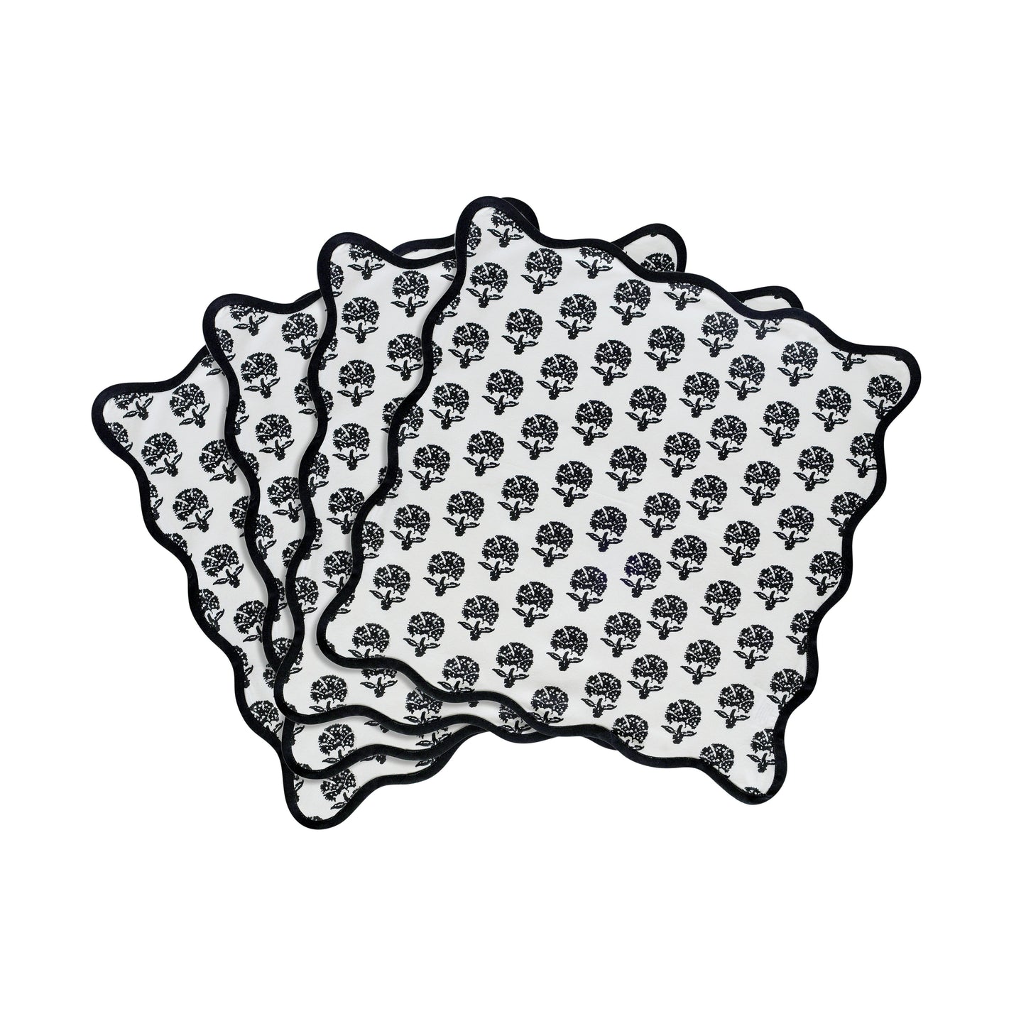 Crissy Cotton Canvas Printed Napkins - Set of 4