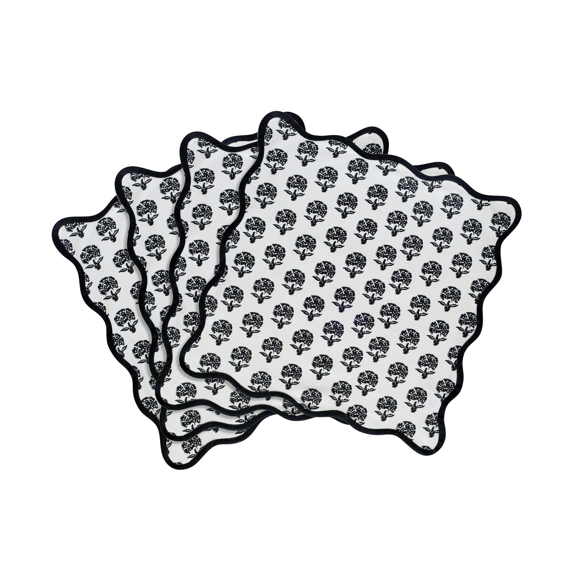 Crissy Cotton Canvas Printed Napkins - Set of 4