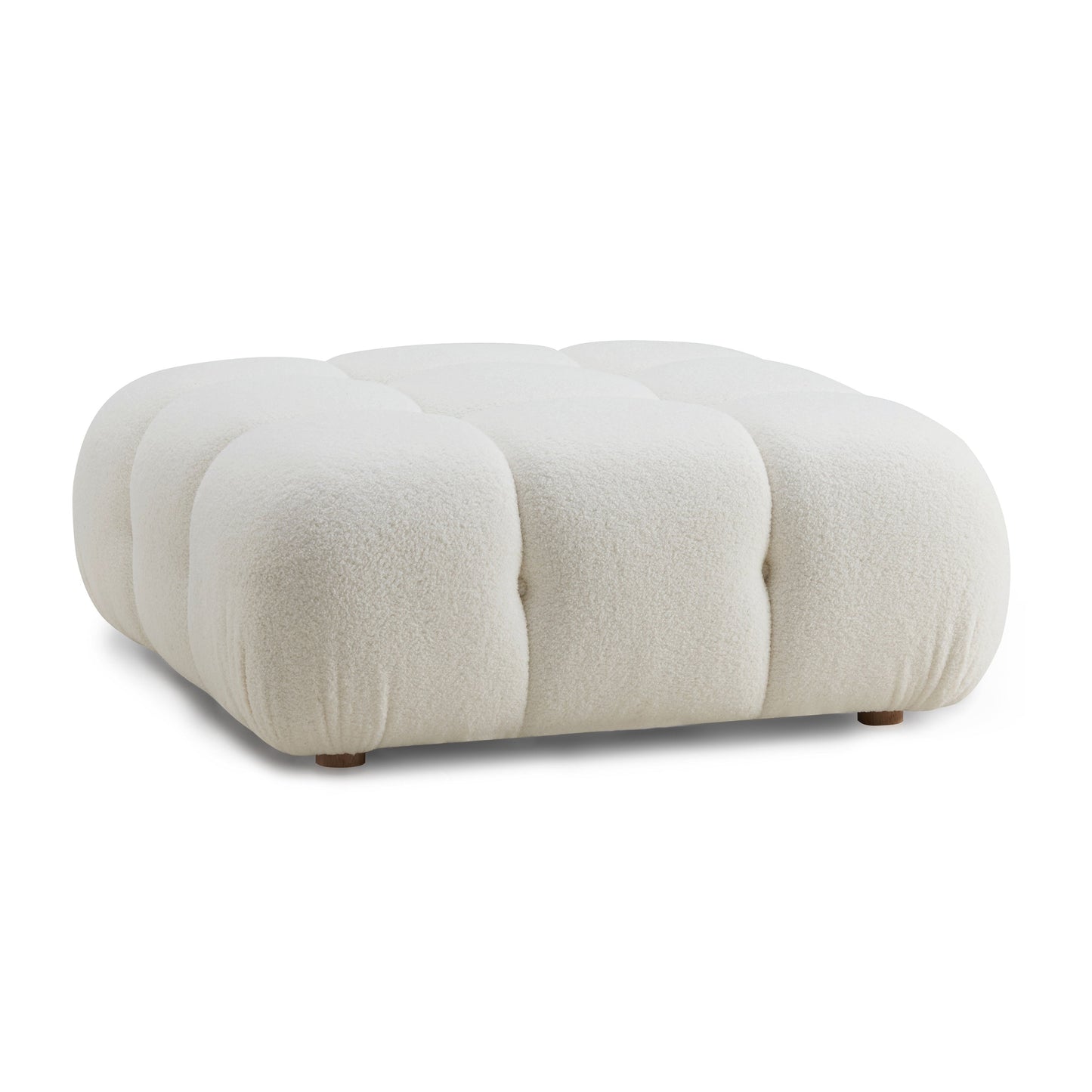 Calliope Performance Modular Ottoman - Cream