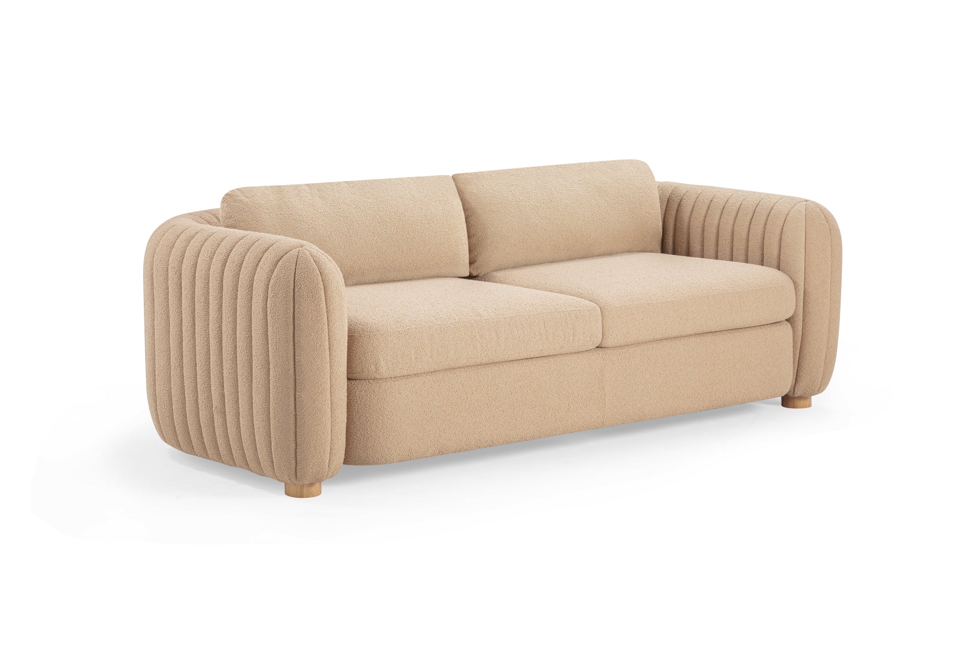 Porto 90" Honey Boucle Sofa - Default Variant