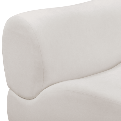 Zenith Contract-Grade Upcycled Fabric Corner Chair