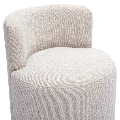 Hakuna Cream Performance Boucle Desk Chair