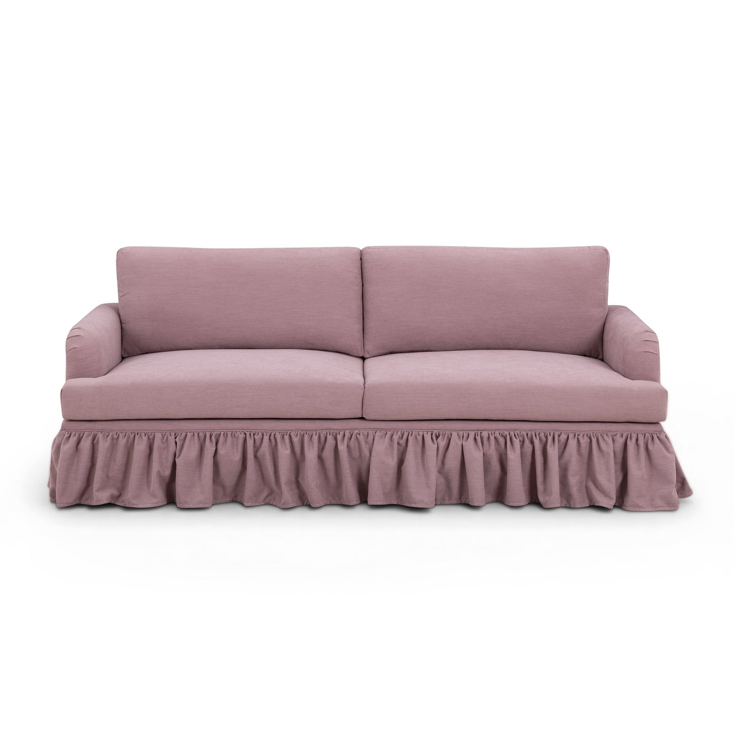 Gertrude 90" Upcycled Performance Fabric Sofa - Mauve