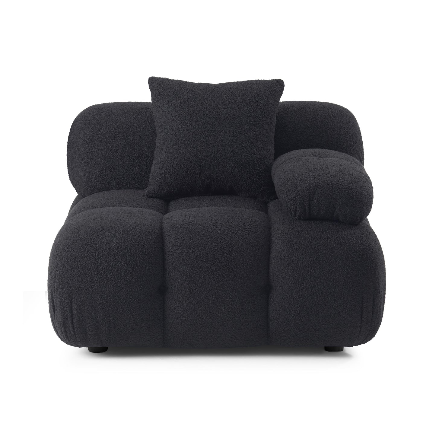 Calliope Performance Vegan Shearling Modular Corner Chair
