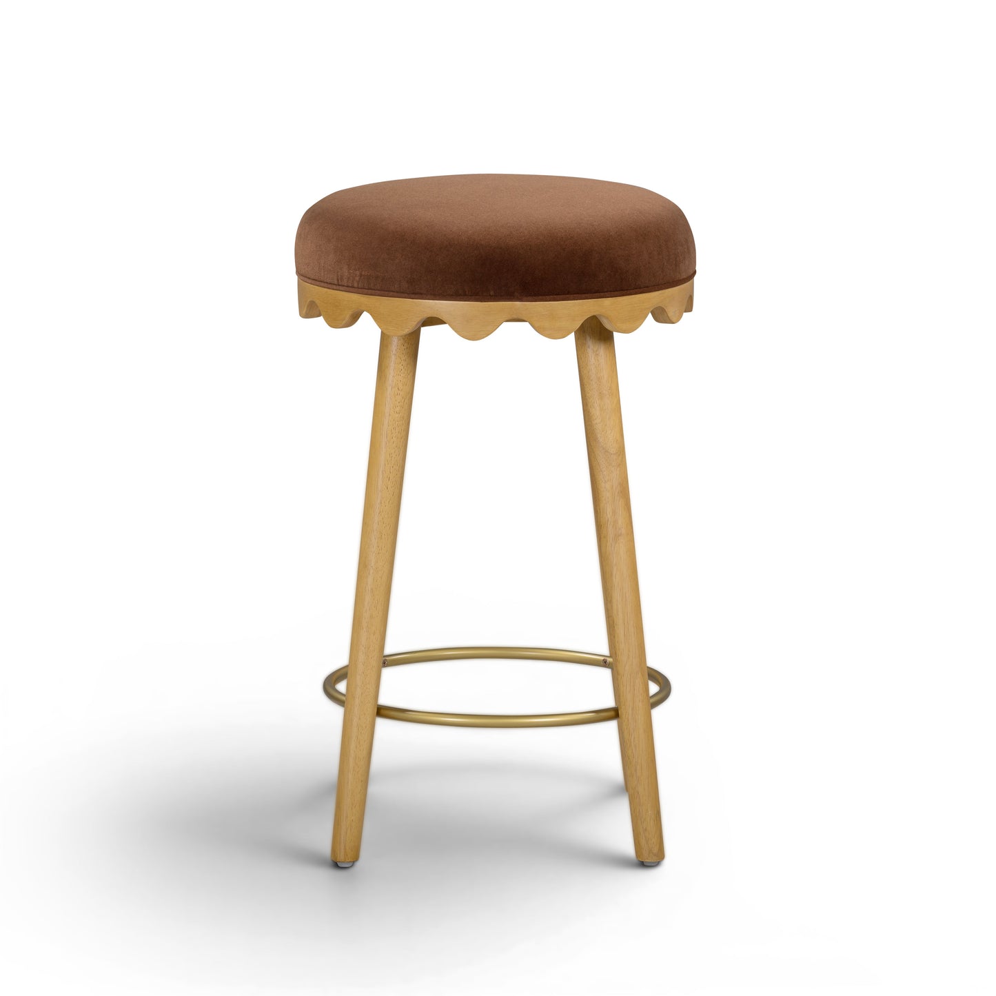 Oodle Performance Vegan Mohair Stool