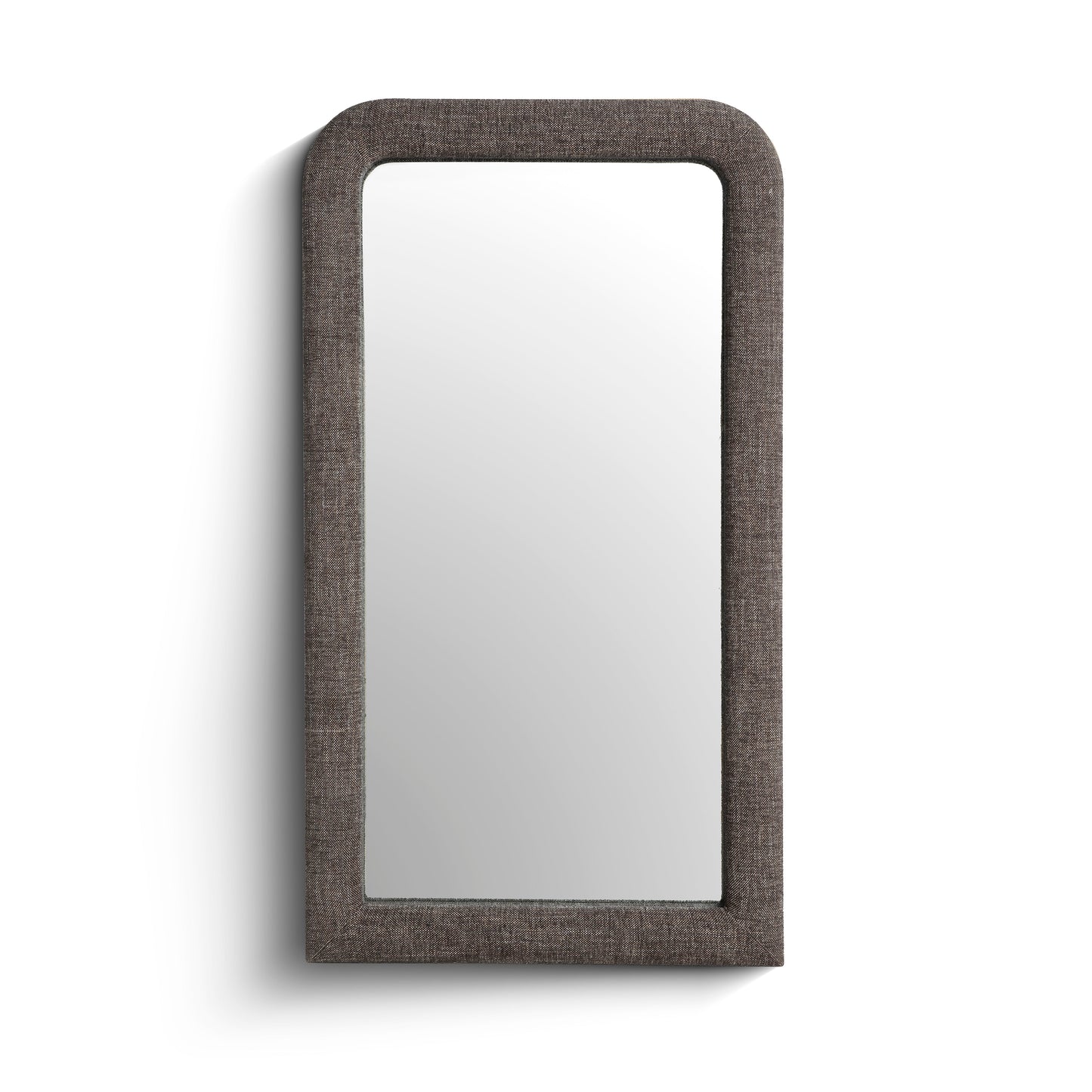 Heidi 43"X78" Upholstered Oversized Floor Mirror - Espresso