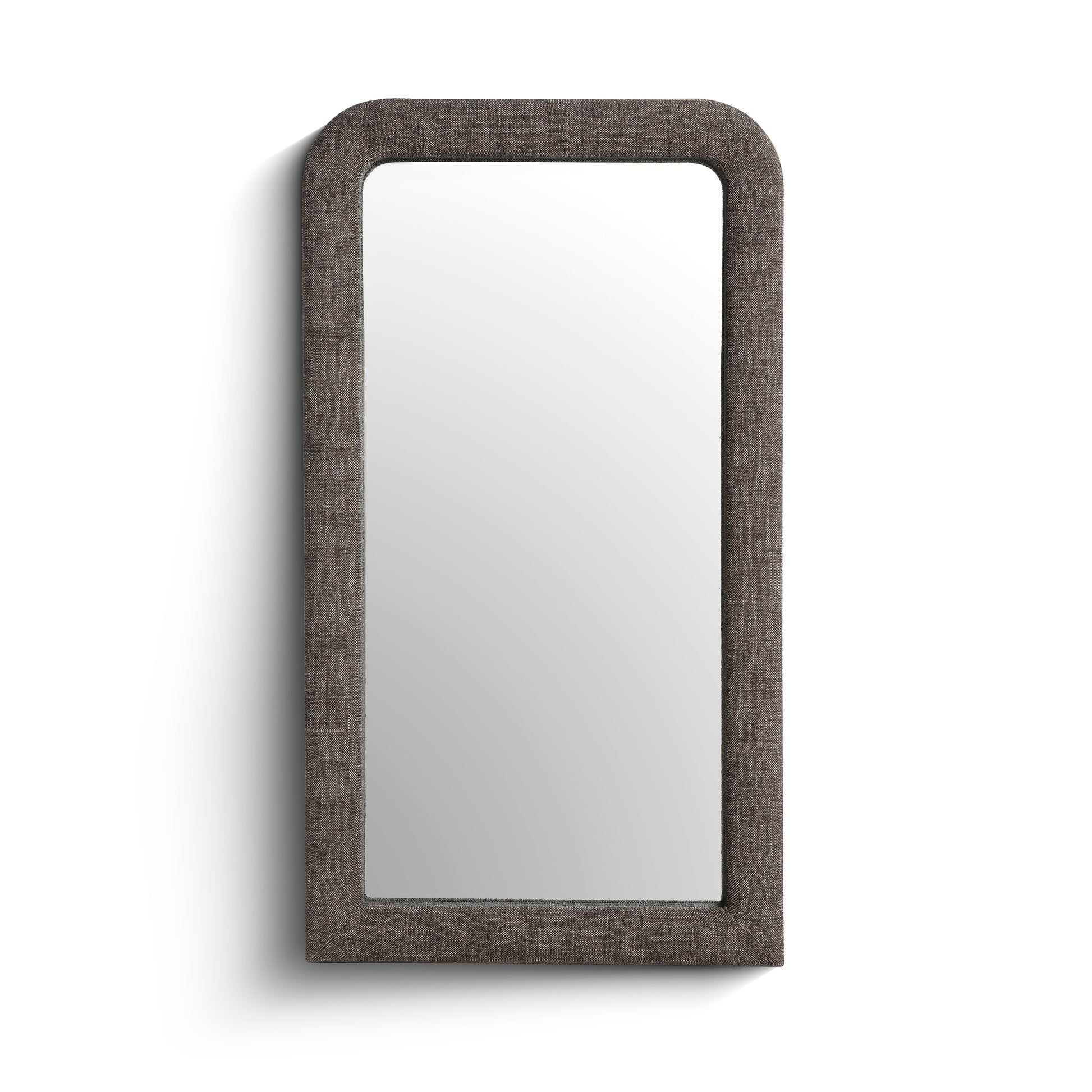 Heidi 43"X78" Upholstered Oversized Floor Mirror - Espresso