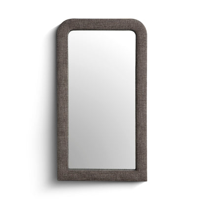 Heidi 43"X78" Upholstered Oversized Floor Mirror - Espresso